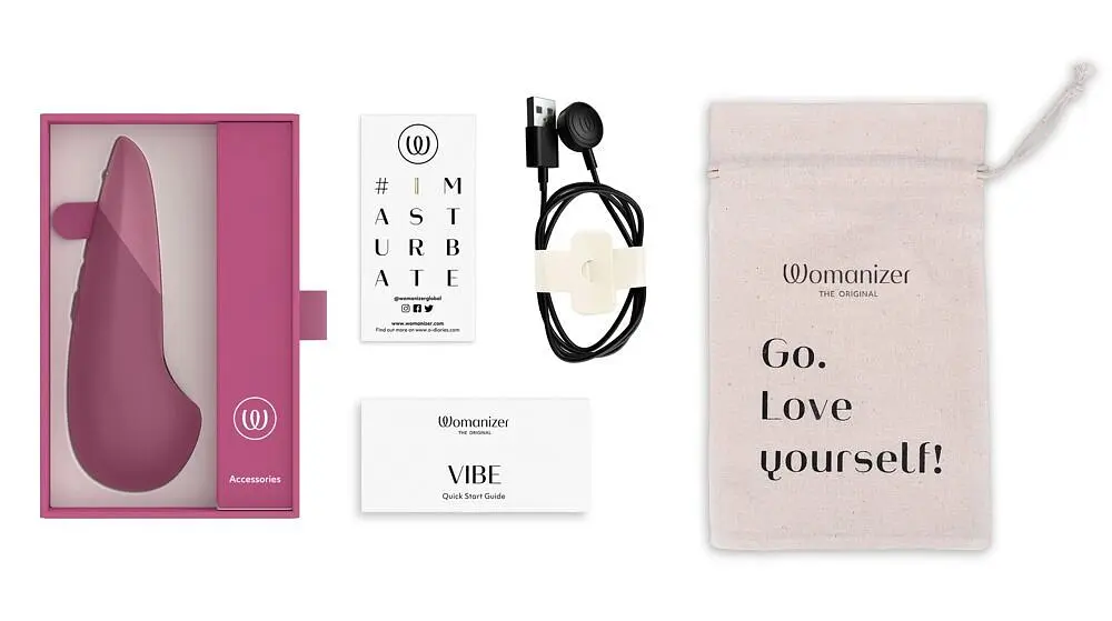 Мінівібратор Womanizer Vibe Dusky Pink, 3 авторежими + 10 рівнів інтенсивності - фото 7