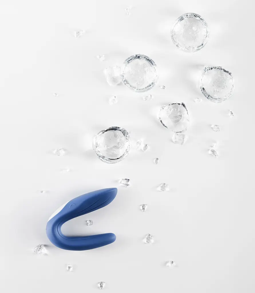 Вібратор для пар Satisfyer Double Whale з двома моторчиками - фото 9