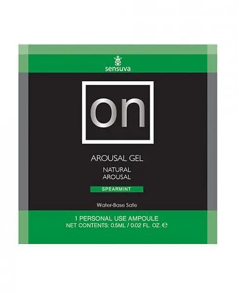 Пробник збуджувального гелю Sensuva ON Arousal Gel for Her Spearmint, 6 мл