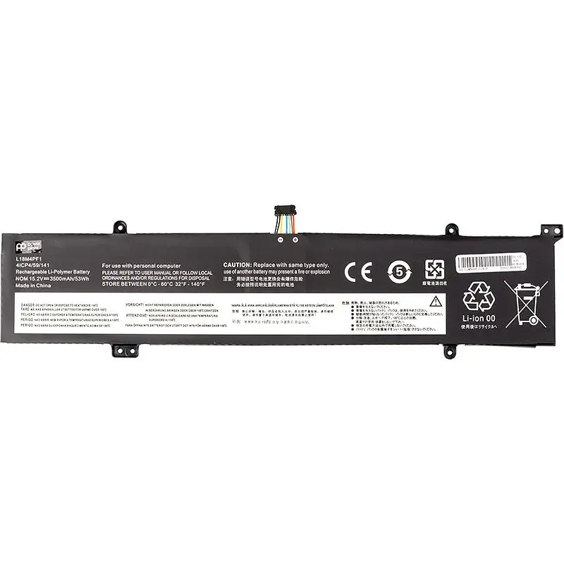 Акумулятор PowerPlant для ноутбуків LENOVO Yoga 9-15IMH5 (L18M4PF1) 15.2V 3500mAh (NB482382) - фото 2
