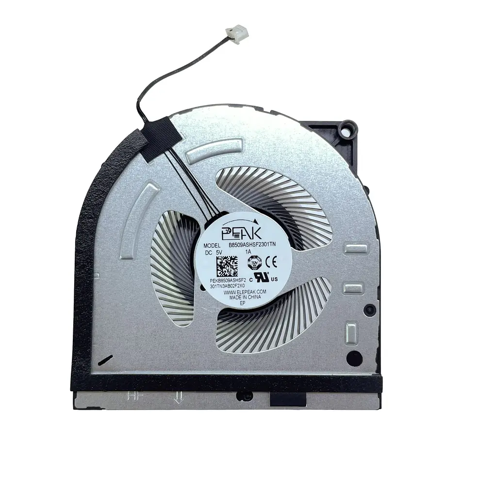 Вентилятор кулер 5V для моделей ноутбука Lenovo LOQ 15IRX9, 15IAX9I, 15IAX9, 15ARP9 (CPU) B8509ASHSF2301TN, 5V, 4pin - фото 4
