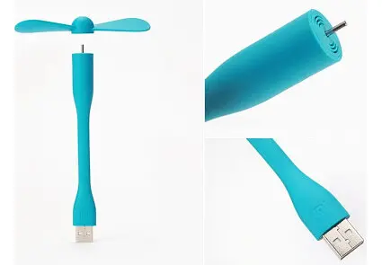 Вентилятор XiaomiXiaomi portable Fan Blue - фото 4