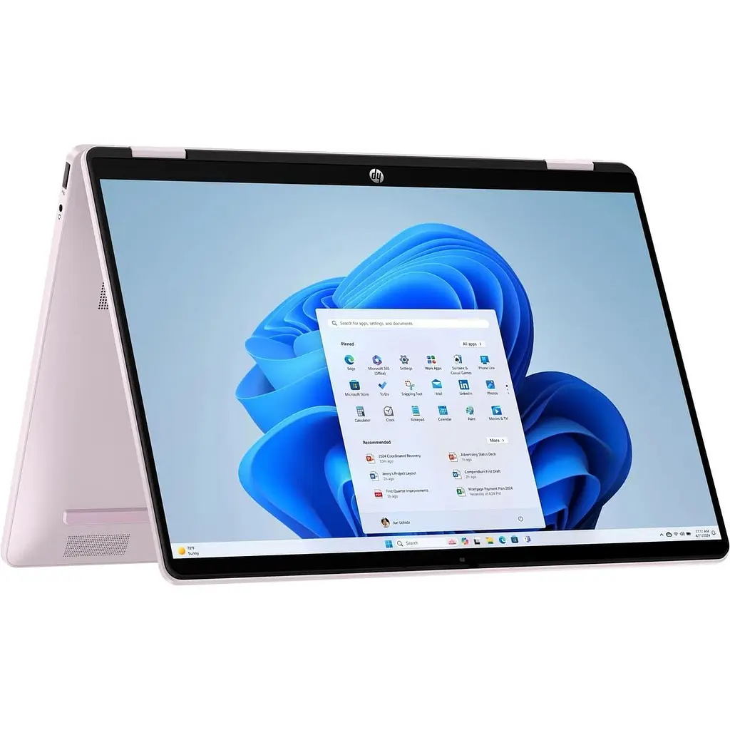 Ноутбук HP 14 OmniBook 5 Flip x360 2K IPS Touch/i5-120U/16GB/512 SSD/UMA/DOS/Pink (BV5T6EA) - фото 6