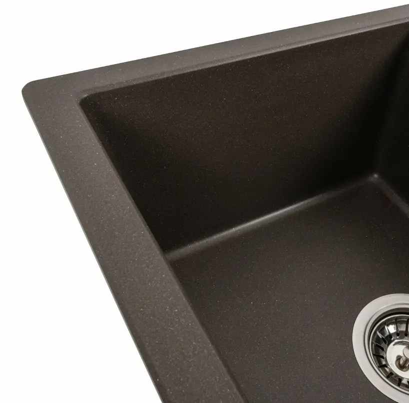 Кухонна мийка Platinum 5851 ARIA матова Темна скеля (SP000039619) - фото 4
