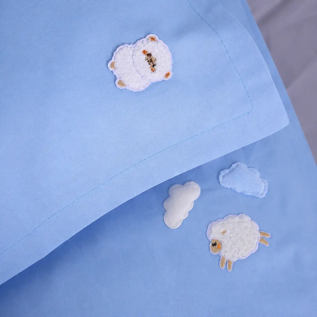 Дитяча постільна білизна MIRSON BABY Poplin Edition Bobby the Sheep та Gerwin 110х160см (2200013086246) - фото 4