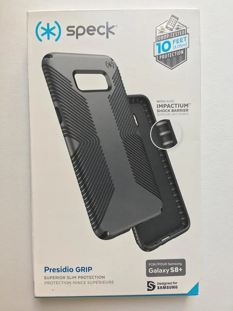 Чохол протиударний Speck Presidio Grip для Samsung S8+ Plus SM-G955U (6.2") Grey - фото 4
