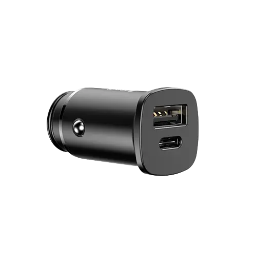 Автомобільний зарядний пристрій Baseus Square PPS A+C 30W Чорний (CCALL-AS01) - фото 2