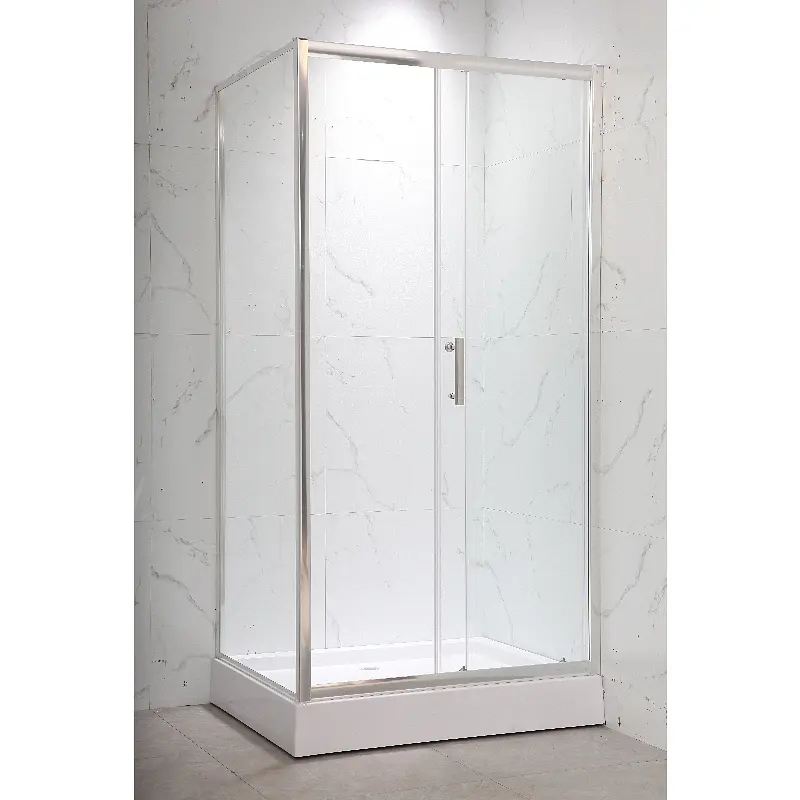 Душова кабіна з низьким піддоном Mixxus Hard SCT01-120x80x198-Tr Chrome New прозоре скло 5мм MI8428, Хром, прозорий, хром - фото 8