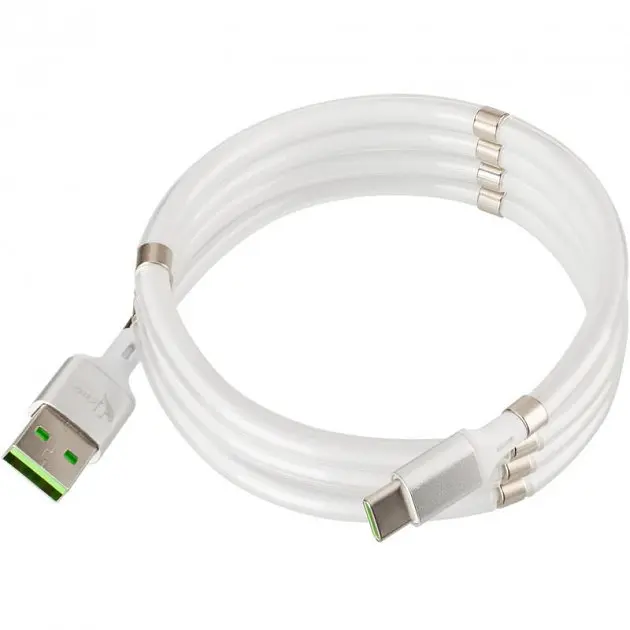 USB кабель с магнитами Krazi Super KZ-UC001c Type-C White - фото 2