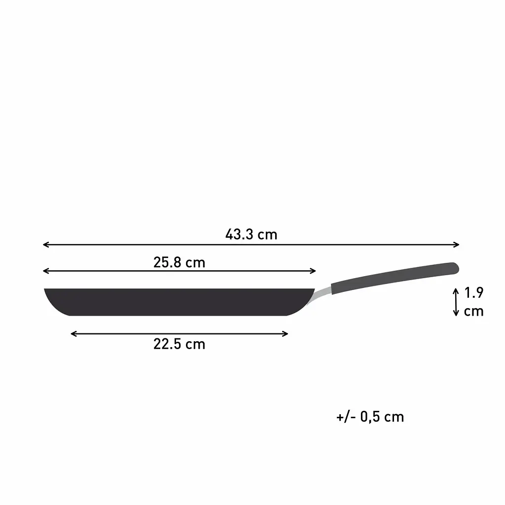 Сковорода Tefal для блинов So' Light 25см алюминий бакелит черный kuh0014372 - фото 3