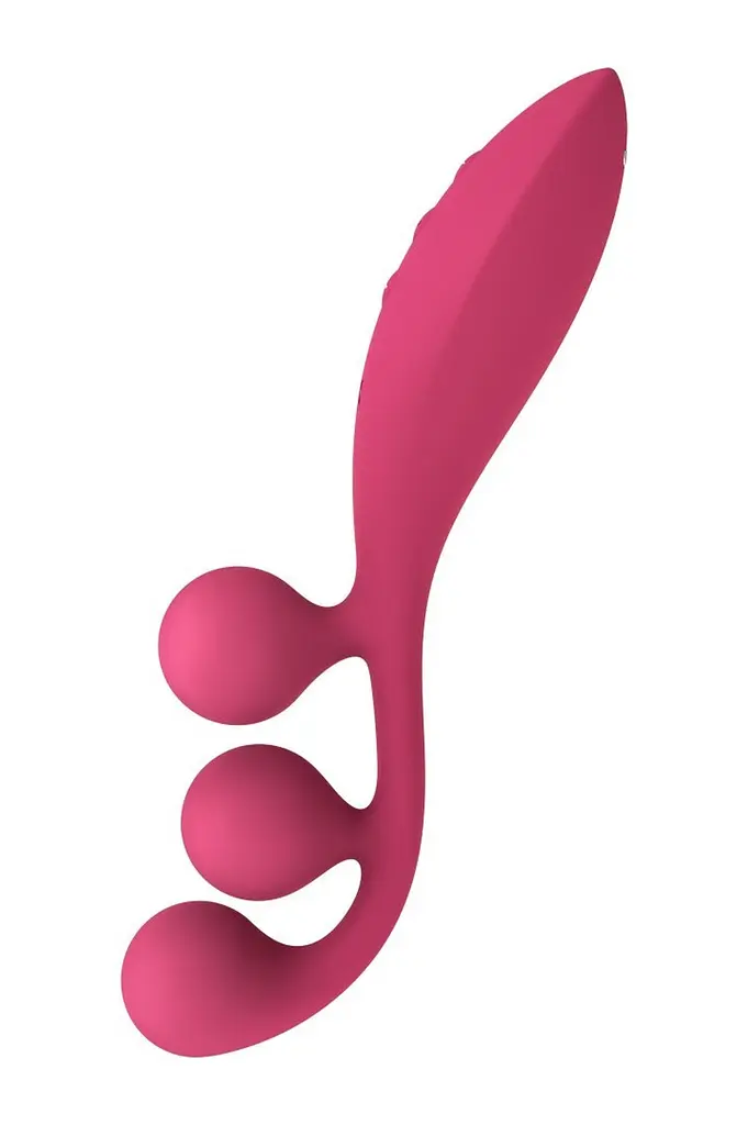 Вібратор Satisfyer Tri Ball 1 20.5 см рожевий - фото 4