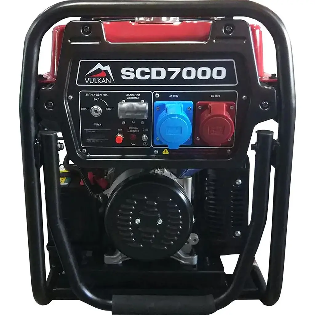 Генератор дизельний Vulkan SCD7000 5Kw 3ф [111789] - фото 2