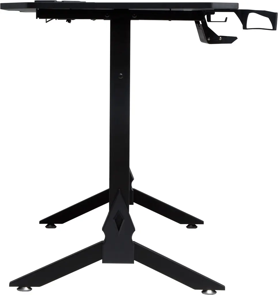 Геймерський комп'ютерний стіл GT Racer T-1211, 120x60x73 Black (T-1211 (120x60x73) Black) - фото 8