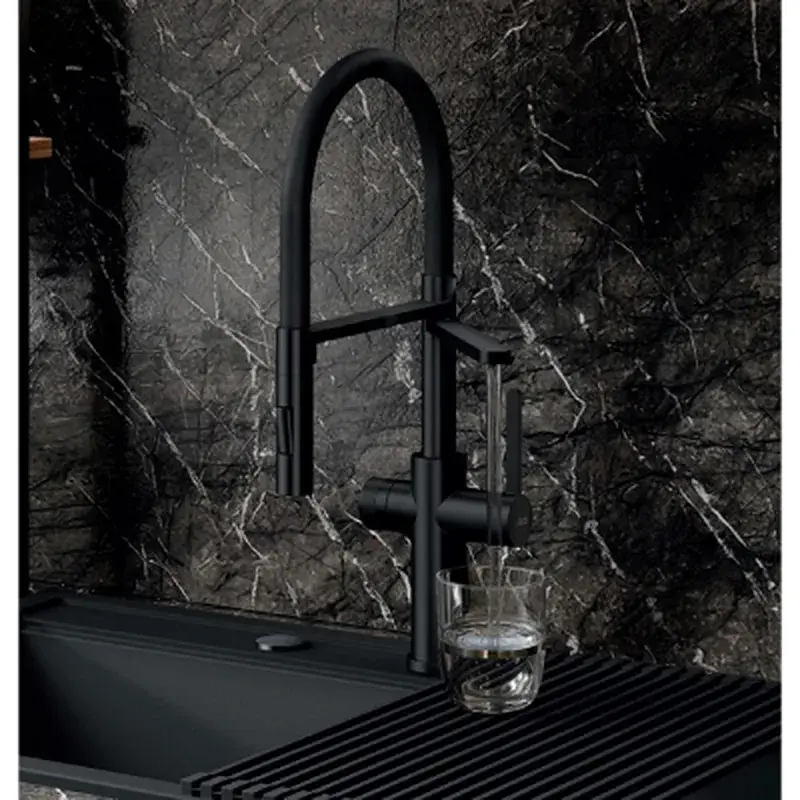 Змішувач Elleci Ventum pure black 86 - фото 2