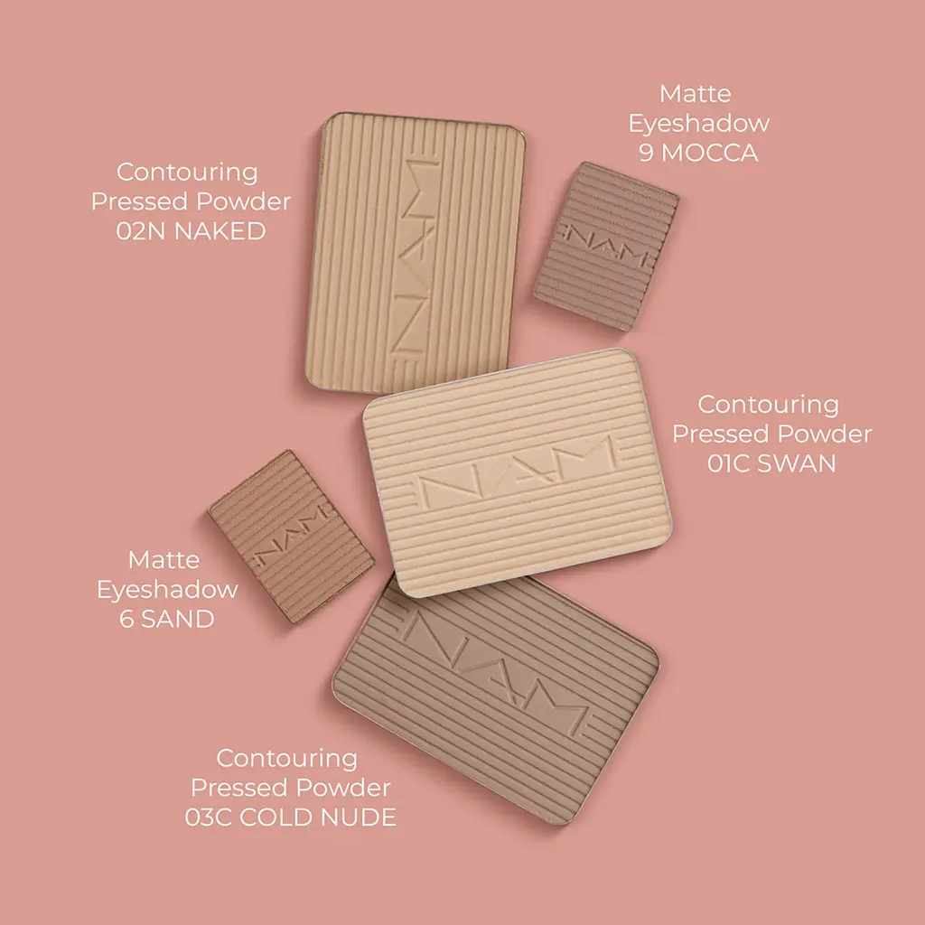 Пудра для обличчя NAM Contouring Pressed Powder № 03 Cold Nude 10 г - фото 3
