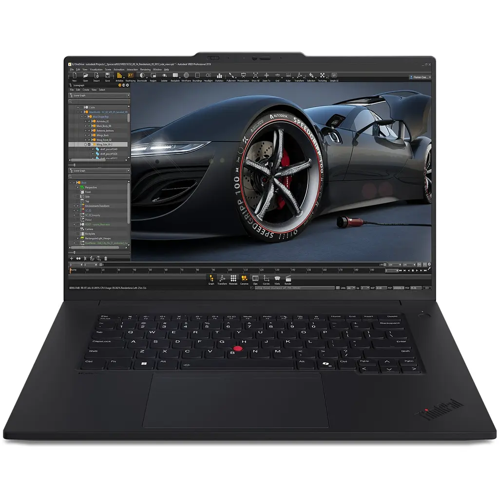 Ноутбук Lenovo ThinkPad P1 G7 Intel Core Ultra 7 165H vPro до 3, 80 ГГц, 16, WUXGA, 32 ГБ, 1 ТБ SSD PCIe Gen4, NVIDIA GeForce RTX 4060 8 ГБ, Windows 11 Pro, чорний - фото 3