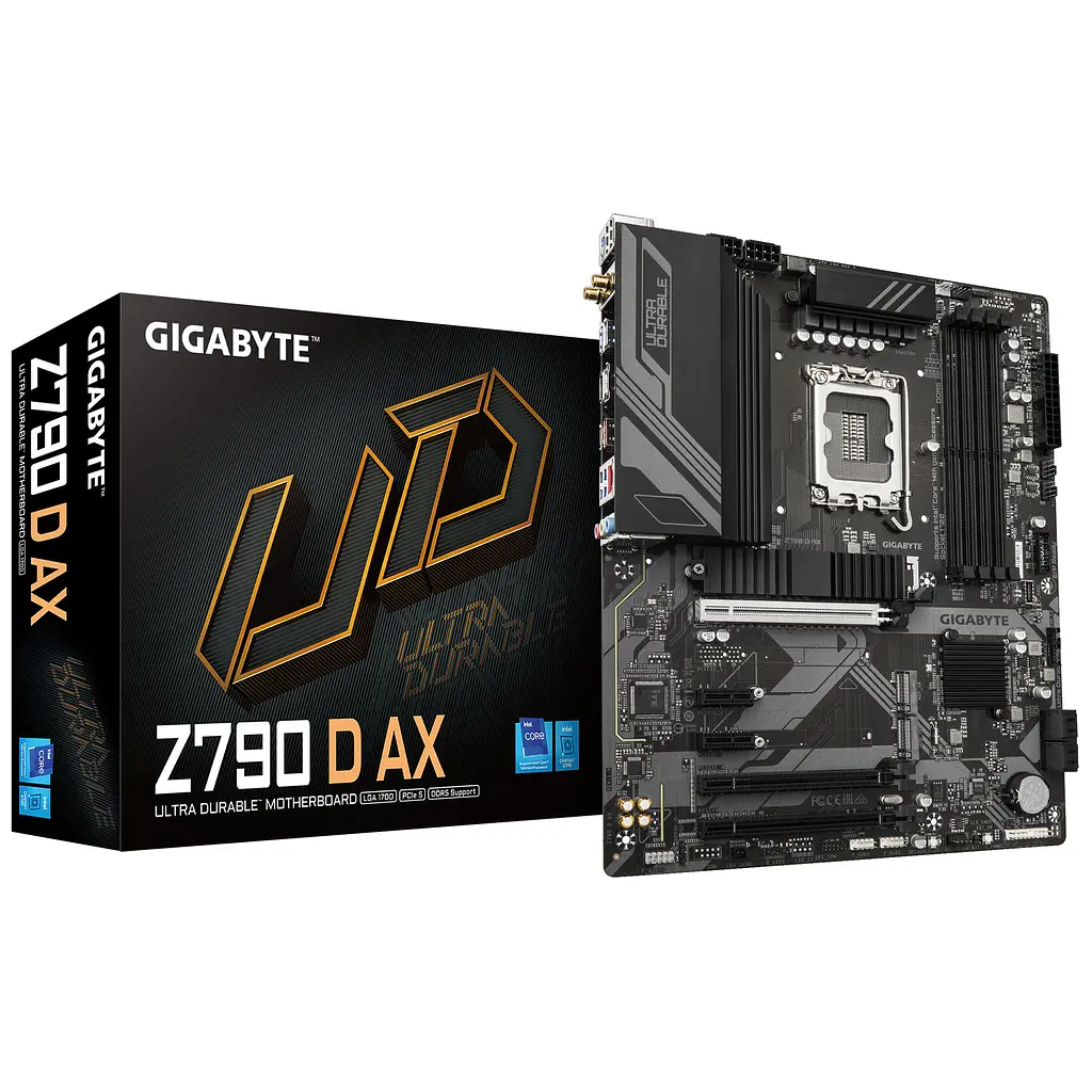 Gigabyte Материнська плата Z790 D AX s1700 Z790 4xDDR5 M.2 HDMI DP ATX - фото 4