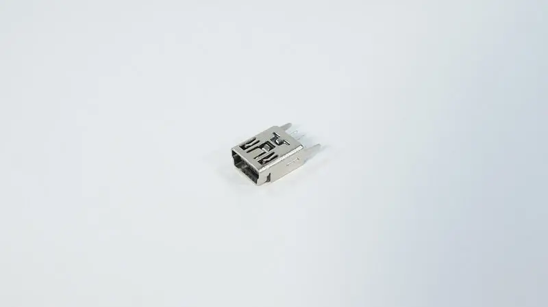Роз'єм miniUSB MIJ001 для планшета телефону (5 pin 2 fixed foot)
