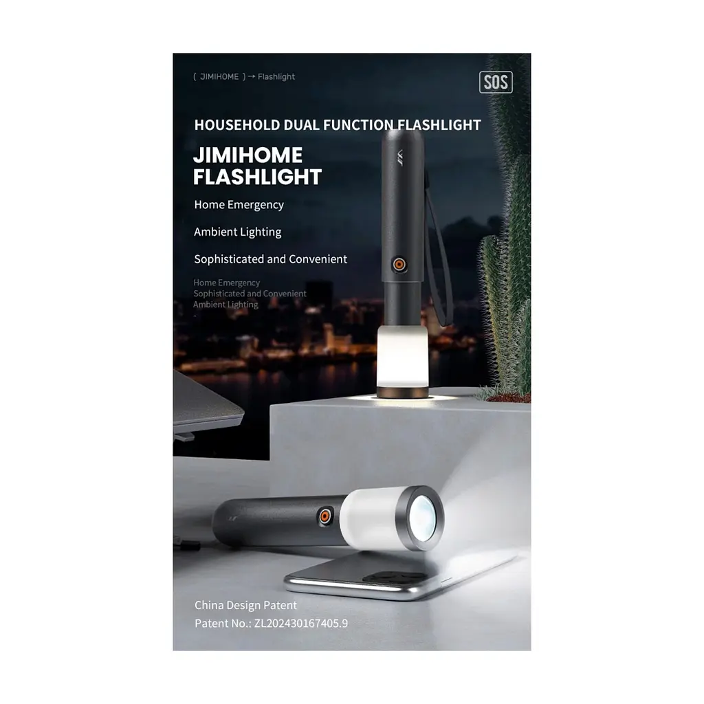 Ліхтар Xiaomi Jimihome Flashlight Black (JM-G3801) - фото 4