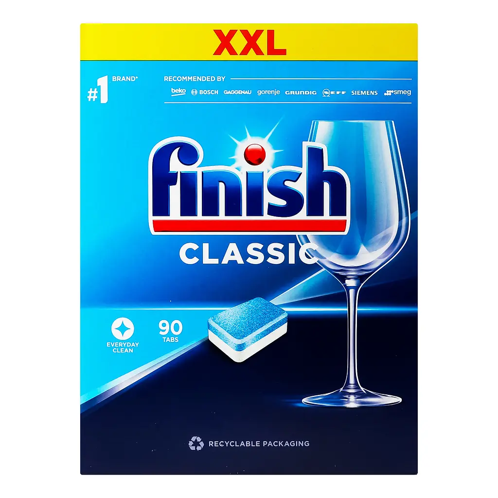 Таблетки для посудомоечных машин Finish Powerball Classic, 90 шт. - фото 2
