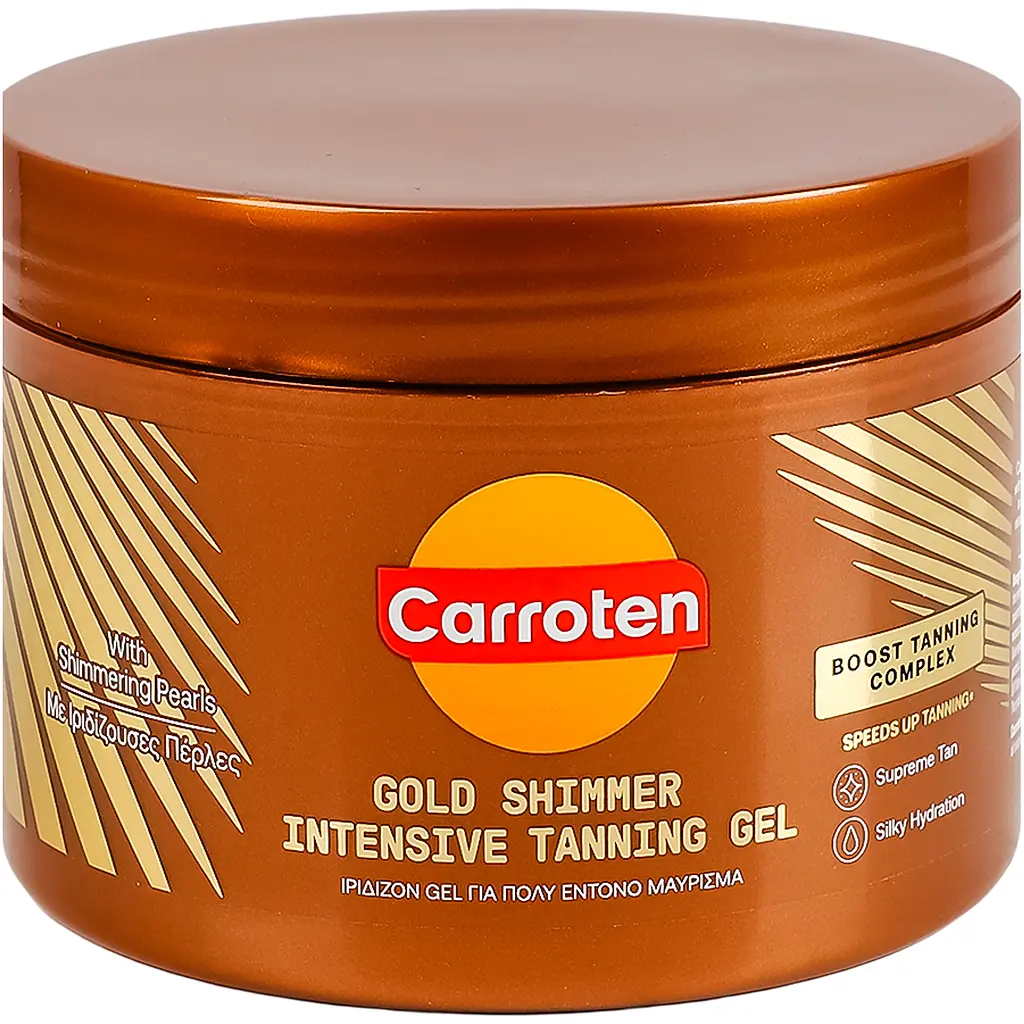 Гель із шимером для інтенсивної засмаги Carroten Gold Shimmer Intensive 150 мл - фото 5