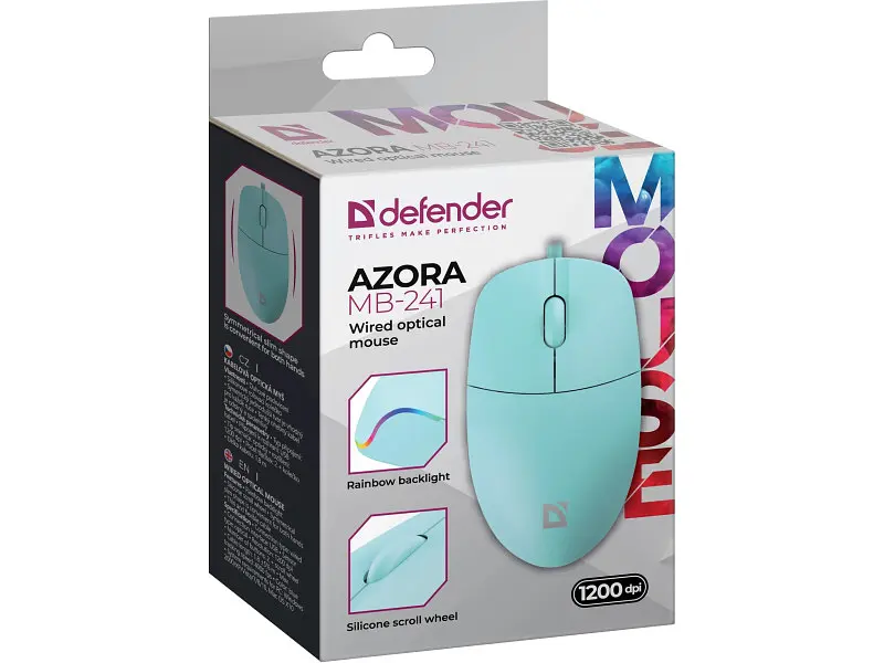 Миша Defender Azora MB-241 blue ( 52243) - фото 3