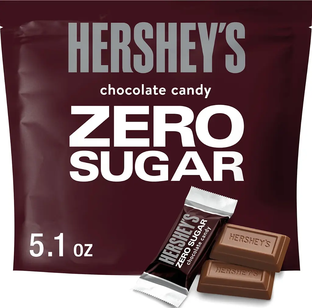 Шоколадні цукерки Hershey's Zero Sugar Chocolate Candy 144г - фото 3