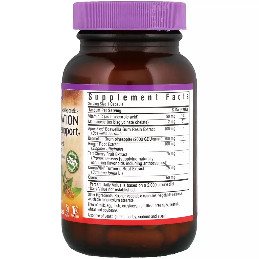 Комплекс проти болю і запалень в суглобах Bluebonnet Nutrition Pain & Inflammation Support Targeted Choice 30 капсул - фото 2