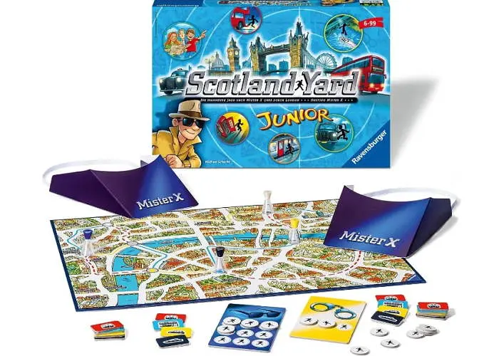 Настольная игра Ravensburger Скотланд Ярд Юниор (Scotland Yard Junior) (англ.) (PS143) - фото 6