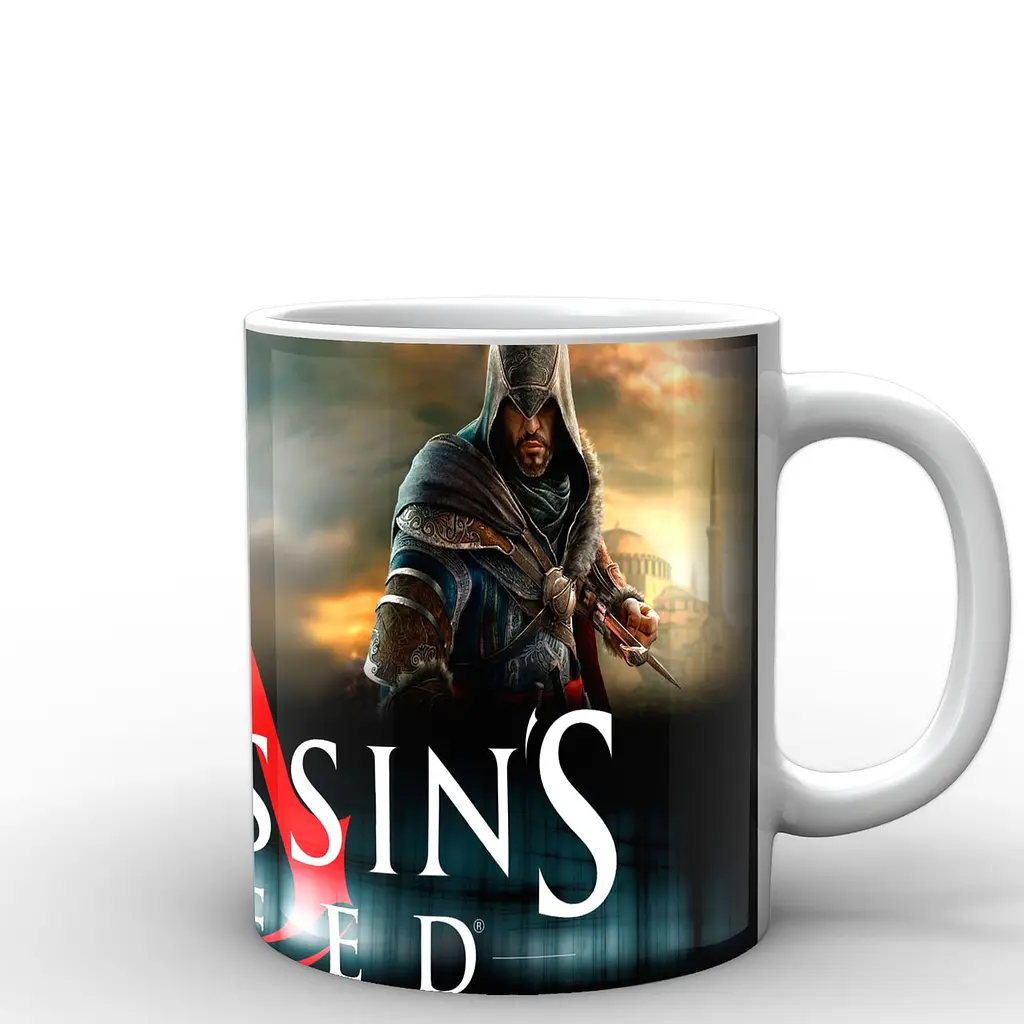 Кружка GeekLand Assassins Creed одинокий воин AC.02.18 330 мл белая - фото 3