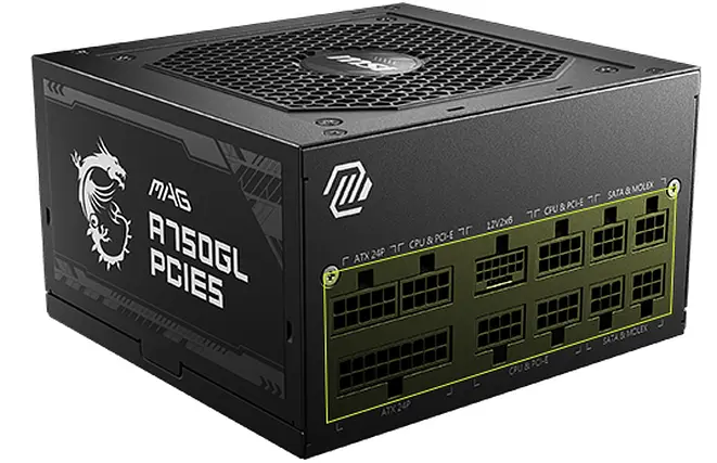 Блок питания MSI MAG A750GL PCIE5 - фото 4