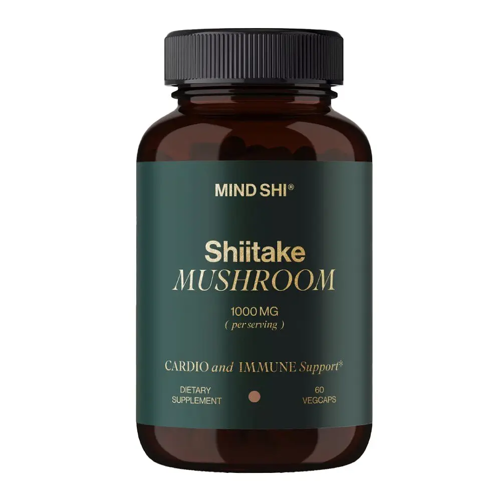 Гриб шиитаке Shiitake Mushroom 1000 mg, 60 вегакапсул Mind Shi vit0004350 - фото 2