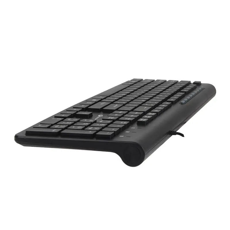 Клавиатура MeeTion Wired Standard Multimedia Ultrathin Keyboard K842M RU/EN раскладки - фото 2
