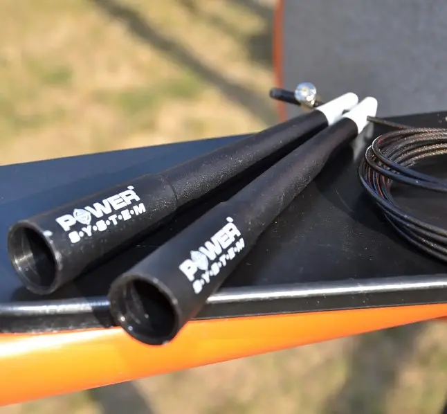 Скакалка швидкісна Power System PS-4033 Crossfit Jump Rope Black 2,8 м (PS-4033_Black) - фото 6