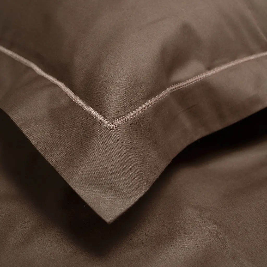 Постельное белье сатин Lotus Home - Dakota Modern шоколодный семейный - фото 3