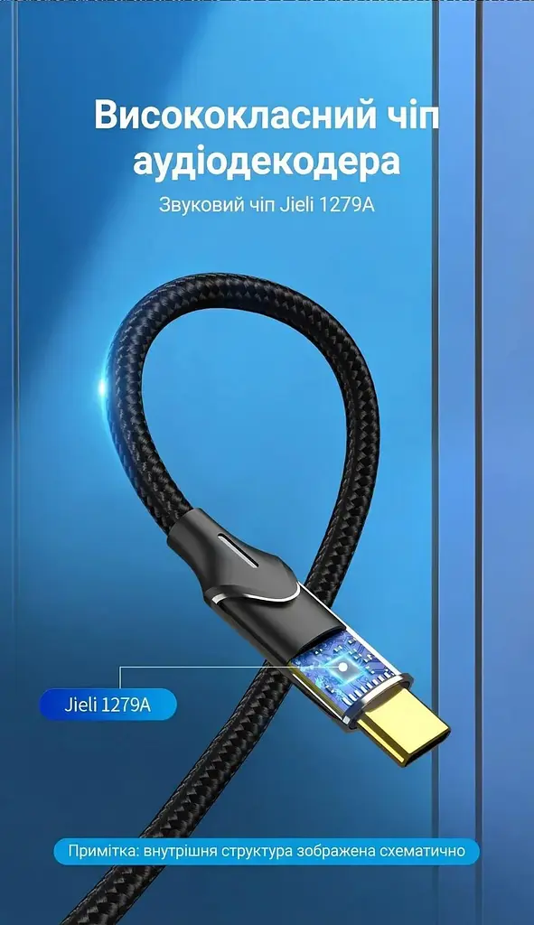 Перехідник Vention Audio Type-C М - 2RCA F 0,5м чорний (BGVHD) - фото 7