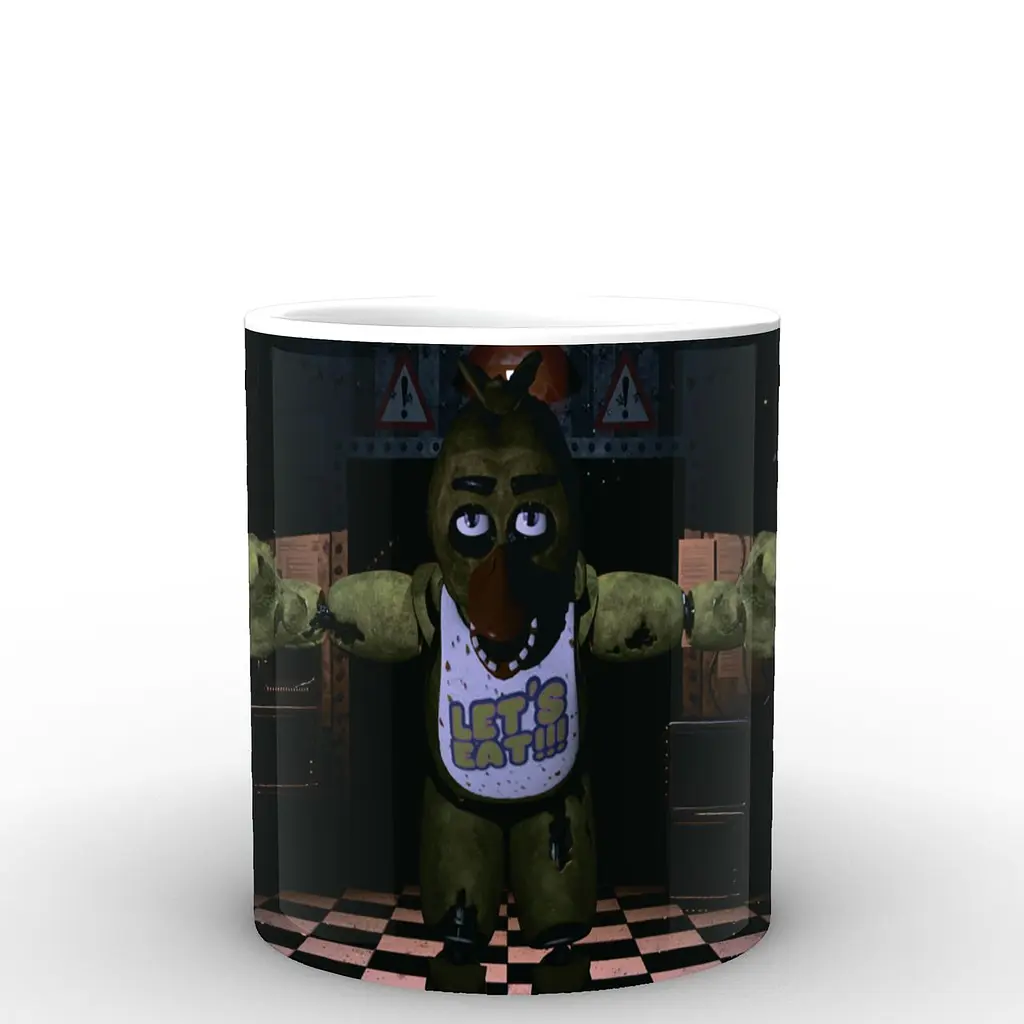 Кружка GeekLand Five Nights At Freddys Пять ночей с Фредди Чика FN.02.042 330 мл белая - фото 2