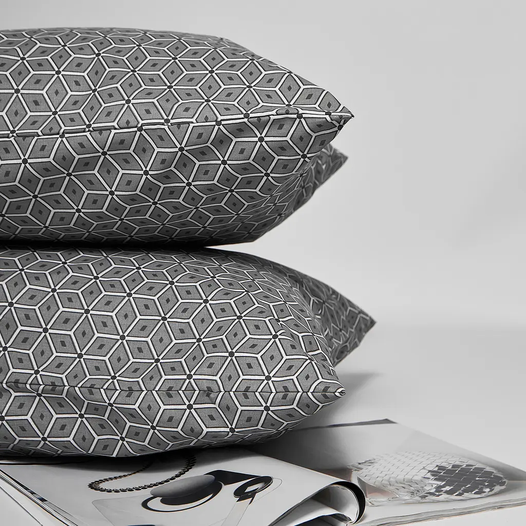 Набор наволочек Moon&Star Бязь Gold Люкс Grey Labyrinth 70х70 см 2 шт - фото 5