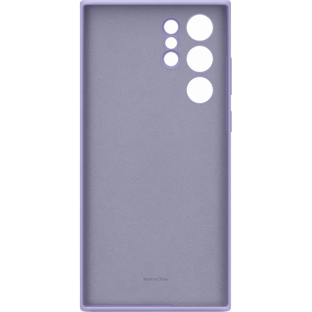 Силіконовий чохол Samsung Silicone Cover для Samsung Galaxy S22 Ultra (S908) Lavender EF-PS908TVEGRU - фото 5