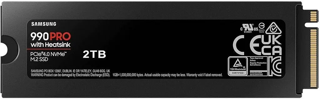 Накопичувач SSD Samsung m.2 NVMe 2TB 990 PRO MZ-V9P2T0CW (MZ-V9P2T0CW) - фото 3