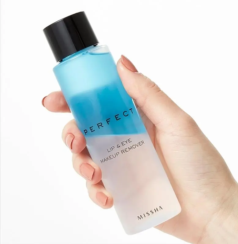Двухфазное средство для демакияжа с глаз Perfect Lip Eye Makeup Remover Missha 155 мл - фото 2