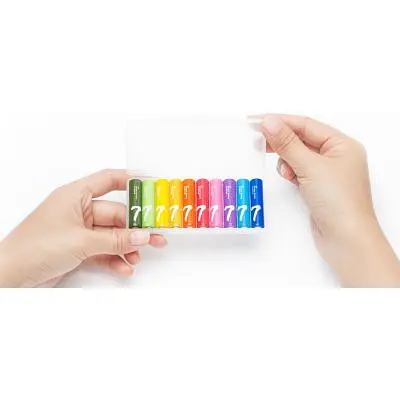 Батарейка ZMI RAINBOW ALKALINE х 10 (AA701) - фото 3