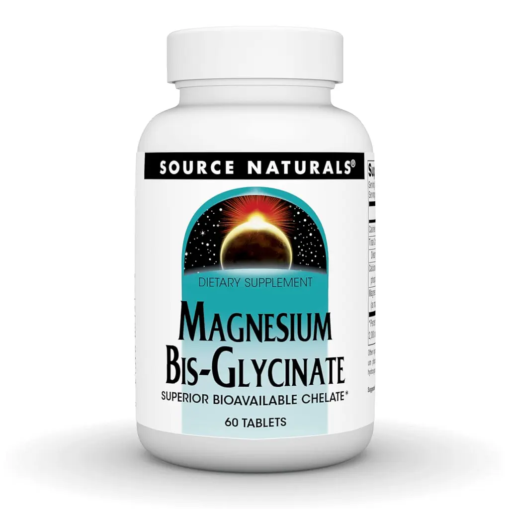 Магній Бісгліцинат з Кальцієм Magnesium Bis-Glycinate - 60 таб