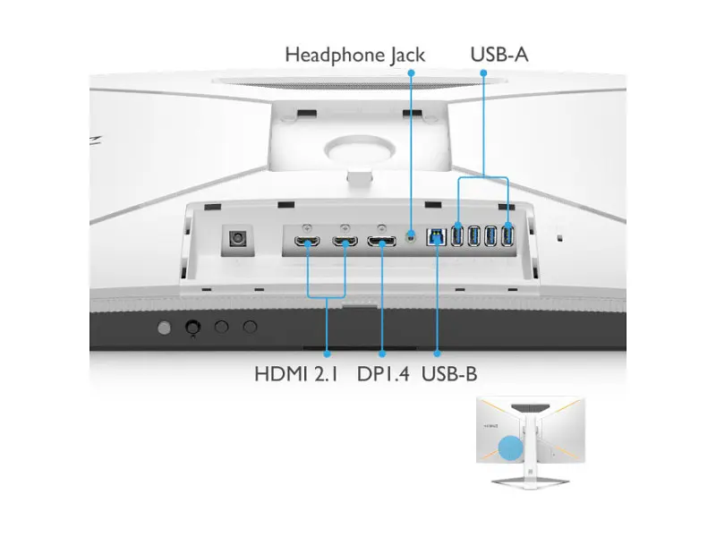 Монітор BenQ Mobiuz EX2710U (9H.LKTLA.TBE) - фото 6