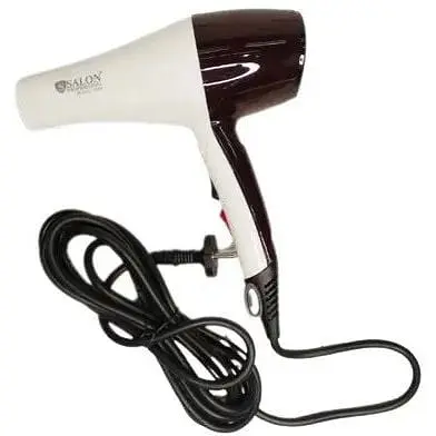 Фен для волосся Salon Professional 8345 2300 Вт з іонізацією Білий/Бордовий - фото 2
