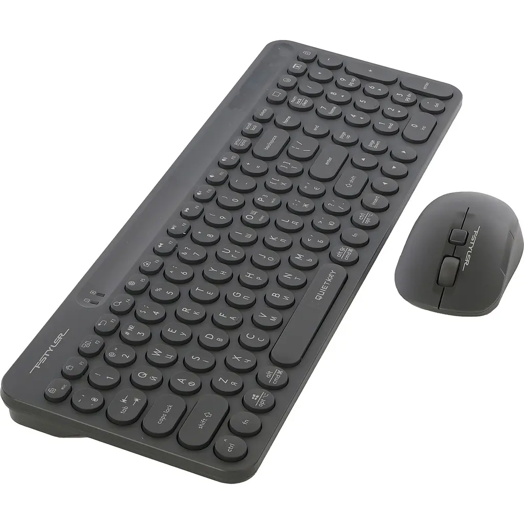 Комплект (клавіатура + миша) A4Tech Fstyler FG3300 Air2 Gray (4711421997416) [150739] - фото 3