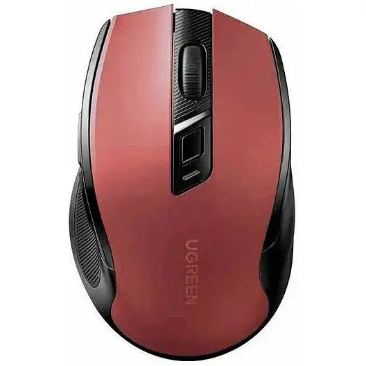 Беспроводная мышь Ugreen MU006 Bluetooth и 2.4G 2 режимная красная (25752) - фото 3