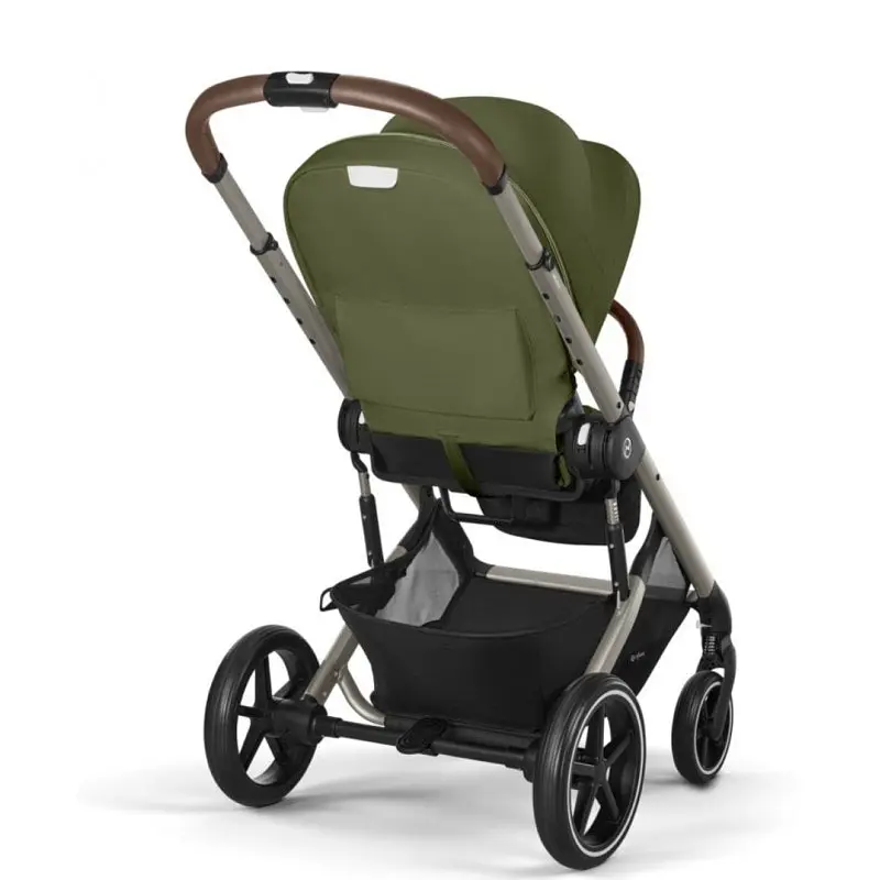 Коляска Cybex Balios 3 в 1 Moss Green автокрісло Cloud T i-Size Plus Leaf Green + адаптори - фото 5