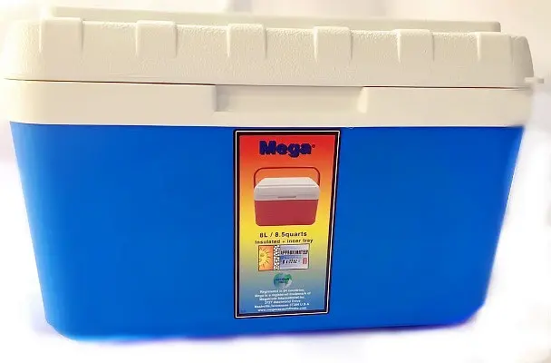 Термобокс Mega 8 л синий - фото 2