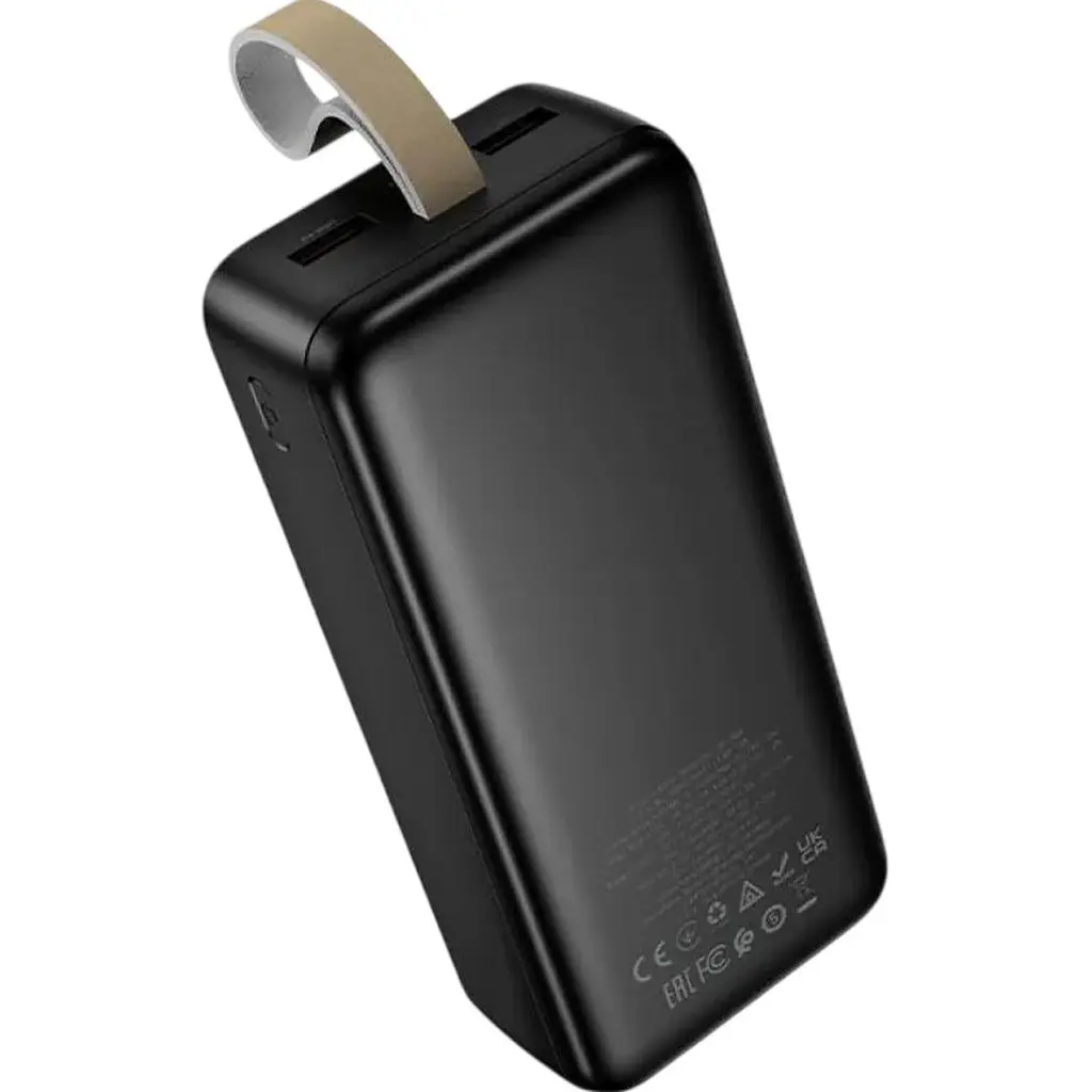 Зовнішній акумулятор Hoco DB130A Tridentis 30000mAh 30W Black [168598] - фото 3